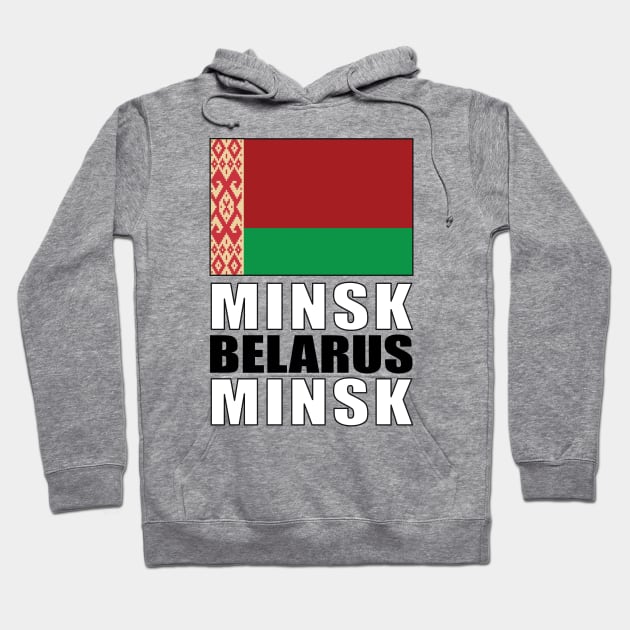 Flag of Belarus Hoodie by KewaleeTee